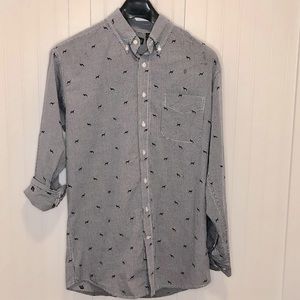 Kevin’s Plantation Collection Labrador Embroidered  Button-up Dress Shirt